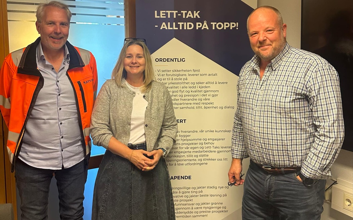 Besøk hos Lett-Tak