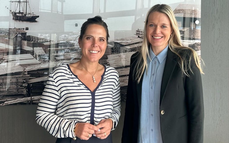 Besøk hos adm. dir. i Fritzøe Energi, Lene Westgaard-Halle