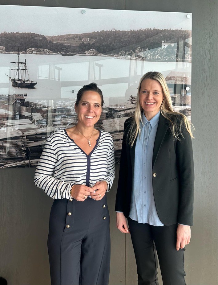 Besøk hos adm. dir. i Fritzøe Energi, Lene Westgaard-Halle